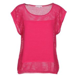 Rebecca Minkoff Pink Fuchsia Sleeveless Sweater